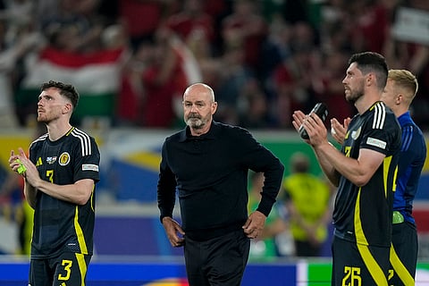 Scotland's manager Steve Clarke